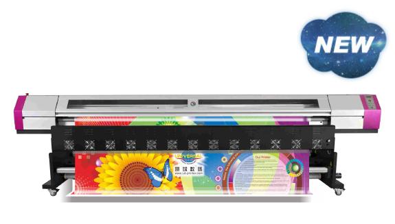 принтер сверхмощного eco 1.8m растворяющий с Epson DX5/головкой DX7/5113/Ricoh Gen5